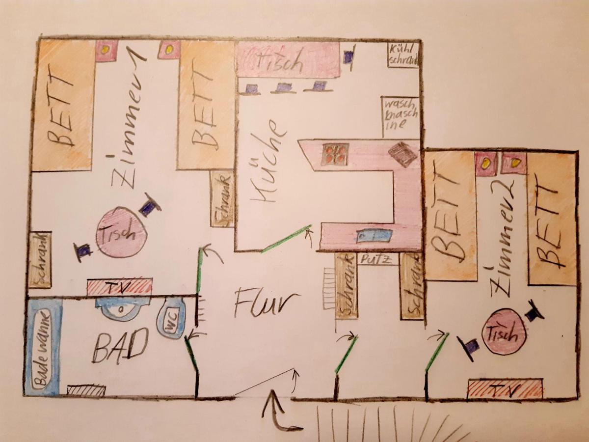 Ara Monteurzimmer Ferienwohnung Zentrumsnah Kesselsdorferstr Dresden Eksteriør bilde